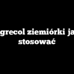 Agrecol ziemiórki jak stosować