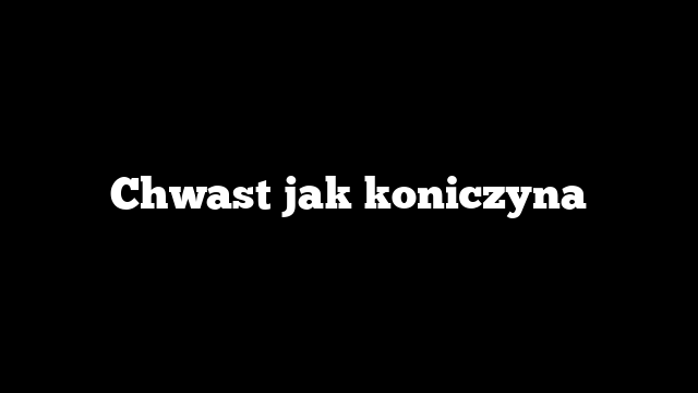Chwast jak koniczyna