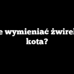 Co ile wymieniać żwirek dla kota?