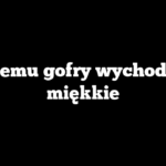 Czemu gofry wychodzą miękkie