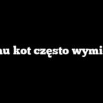 Czemu kot często wymiotuje