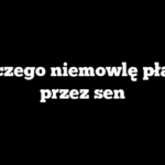 Dlaczego niemowlę płacze przez sen