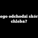 Dlaczego odchodzi skórka od chleba?