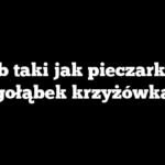 Grzyb taki jak pieczarka lub gołąbek krzyżówka