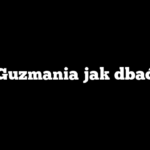 Guzmania jak dbać