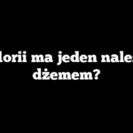 Ile kalorii ma jeden naleśnik z dżemem?