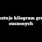Ile kosztuje kilogram grzybów suszonych