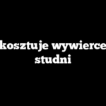 Ile kosztuje wywiercenie studni