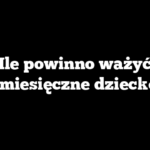 Ile powinno ważyć 2-miesięczne dziecko?