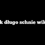 Jak długo schnie wikol