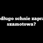 Jak długo schnie zaprawa szamotowa?