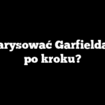 Jak narysować Garfielda krok po kroku?