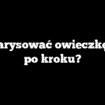 Jak narysować owieczkę krok po kroku?