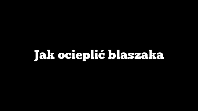 Jak ocieplić blaszaka
