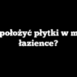 Jak położyć płytki w małej łazience?
