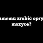 Jak samemu zrobić oprysk na mszyce?