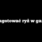 Jak ugotować ryż w garnku