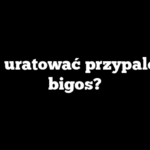 Jak uratować przypalony bigos?