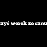 Jak uszyć worek ze sznurkiem