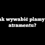 Jak wywabić plamy z atramentu?