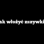 Jak włożyć zszywki?