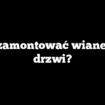 Jak zamontować wianek na drzwi?