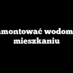 Jak zamontować wodomierz w mieszkaniu