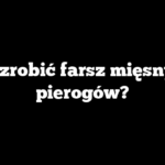 Jak zrobić farsz mięsny do pierogów?