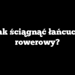 Jak ściągnąć łańcuch rowerowy?