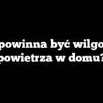 Jaka powinna być wilgotność powietrza w domu?