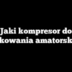 Jaki kompresor do piaskowania amatorskiego