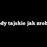 Lody tajskie jak zrobić