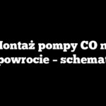 Montaż pompy CO na powrocie – schemat