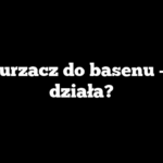 Odkurzacz do basenu – jak działa?