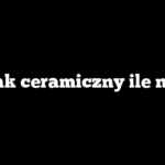 Pustak ceramiczny ile na m2